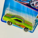 2004 Hot Wheels Kar Keepers Exclusive Wastelanders 1970 Plymouth Road Runner 169 verde metálico 5SP