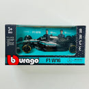 2025 Bburago 1:43 Formula 1 Mercedes AMG Petronas F1 W16 George Russell 63