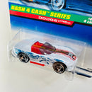 1998 Hot Wheels Dash 4 Cash Series Dodge Viper RT/10 blanco SB variante Tarjeta Auto Azul