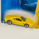 2008 Hot Wheels New Models Ferrari GTO amarillo 5SP Primera Edición