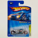 2005 Hot Wheels First Editions Realistix Airy 8 004 plata metálico MC5 base ZAMAC Primera Edición