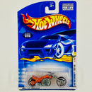 2000 Hot Wheels First Editions Blast Lane 096 naranja metálico MC3 base ZAMAC Primera Edición