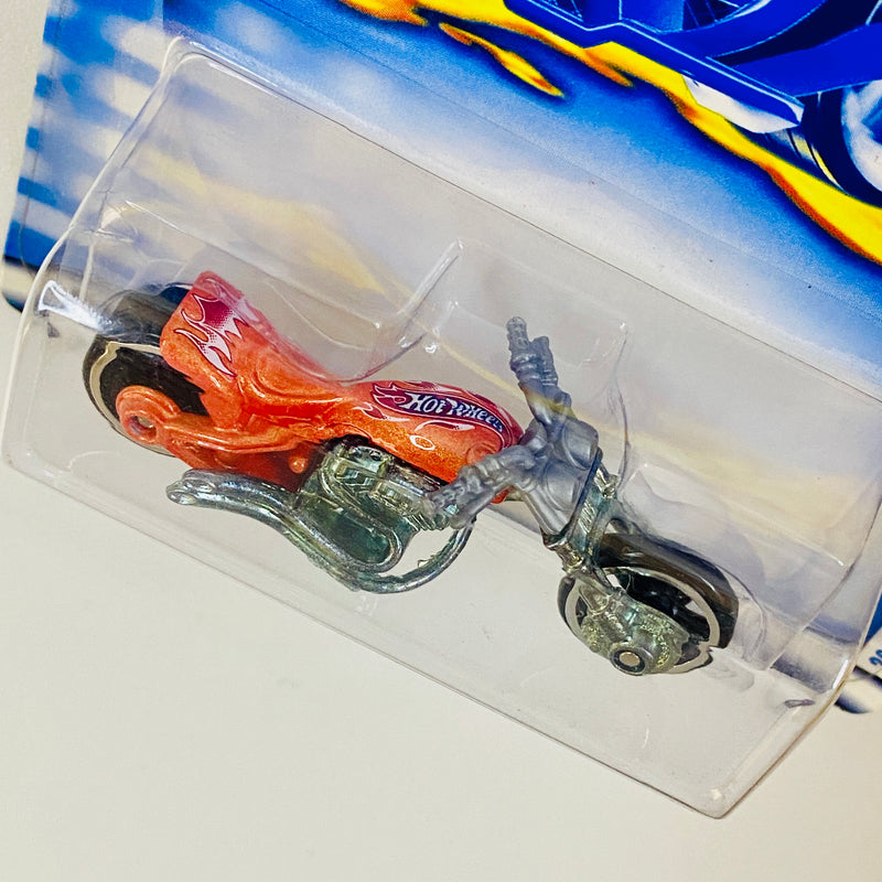 2000 Hot Wheels First Editions Blast Lane 096 naranja metálico MC3 base ZAMAC Primera Edición