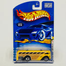 2001 Hot Wheels First Editions Surfin School Bus 014 amarillo 5SP Primera Edición