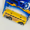 2001 Hot Wheels First Editions Surfin School Bus 014 amarillo 5SP Primera Edición