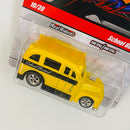 2010 Hot Wheels Larry's Garage School Busted amarillo metálico Llantas de Goma RR - Detalle Burbuja