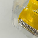 2010 Hot Wheels Larry's Garage School Busted amarillo metálico Llantas de Goma RR - Detalle Burbuja