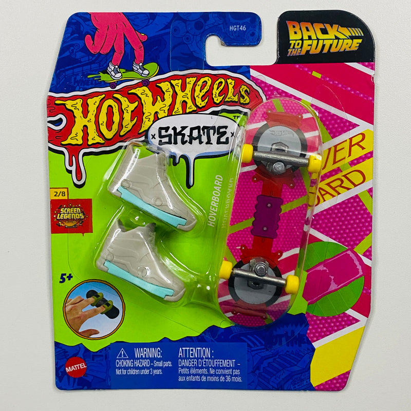 2023 Hot Wheels Skate Screen Legends Back to the Future Volver al Futuro Hoverboard Patineta de Marty McFly