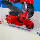 2024 Hot Wheels Factory Fresh Vespa 90 SS Super Sprint 1966 rojo MCCR Primera Edición - Detalle de Piocha