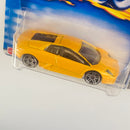 2003 Hot Wheels 35 Aniversario First Editions Lamborghini Murcielago amarillo PR5 Primera Edición