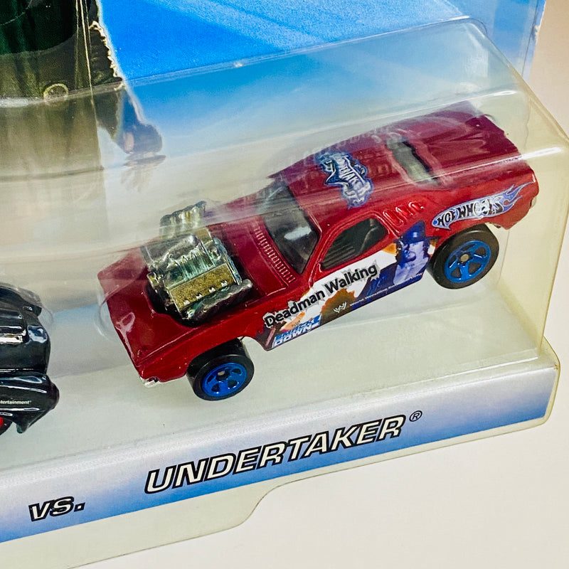 2004 Hot Wheels Entertainment 2 Pack Set de 2 WWE Kane vs. The Undertaker - Jaded y Rodger Dodger