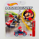 2026 Hot Wheels Mario Kart Mario Pipe Frame rojo MK Base Metal