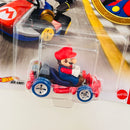 2021 Hot Wheels Mario Kart Mario Pipe Frame rojo MK Base Metal
