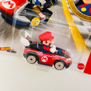 2021 Hot Wheels Mario Kart Mario Wild Wing rojo MK Base Metal