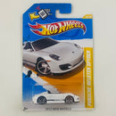 2012 Hot Wheels New Models Porsche Boxster Spyder blanco J5 Primera Edición