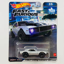 2023 Hot Wheels Premium Fast & Furious Rápidos y Furiosos 1967 Chevy Camaro Offroad gris metálico Llantas de Goma RR