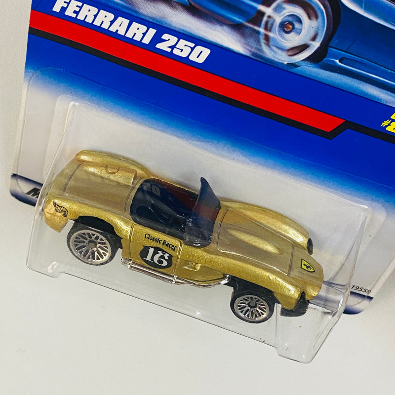 1998 Hot Wheels Ferrari 250 866 dorado metálico LW