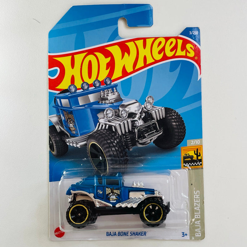 2022 Hot Wheels Baja Blazers Baja Bone Shaker azul 5SP