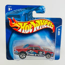 2003 Hot Wheels Vairy 8 Chevrolet Corvair rojo 5SP base ZAMAC