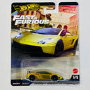 2025 Hot Wheels Premium Fast & Furious Rápidos y Furiosos Lamborghini Gallardo LP 570-4 Superleggera dorado metálico Llantas de Goma RR
