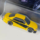 2025 Hot Wheels Premium Fast & Furious Rápidos y Furiosos Toyota Chaser JZX 100 amarillo Llantas de Goma RR Primera Edición