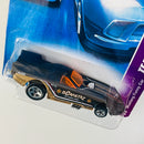 2008 Hot Wheels Team Drag Racing Ford Mustang Funny Car negro 5SP base ZAMAC