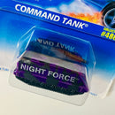 1997 Hot Wheels Command Tank 486 negro con morado metálico MGW