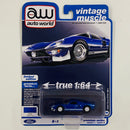2022 Auto World Premium Series Vintage Muscle Limited Edition 1965 Ford GT40 Mk1 azul Llantas de Goma