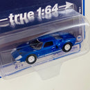 2022 Auto World Premium Series Vintage Muscle Limited Edition 1965 Ford GT40 Mk1 azul Llantas de Goma