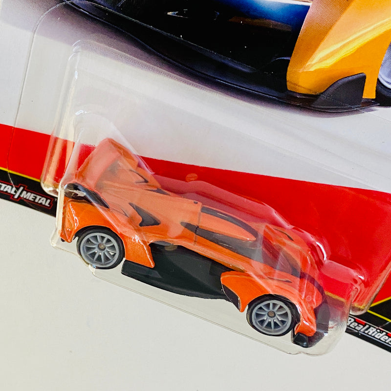 2025 Hot Wheels Car Culture Eurospeed McLaren Solus GT naranja Llantas de Goma RR