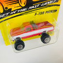 1995 Matchbox Ford F-150 Pickup 65 rojo con blanco Primera Edición