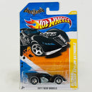 2011 Hot Wheels New Models Batman Arkham Asylum Batmobile negro 5SP Primera Edición