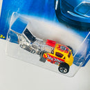 2007 Hot Wheels All Stars Whatta Drag BMW Isetta amarillo con flamas 5SP