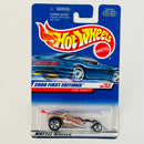 2000 Hot Wheels First Editions Surf Crate marrón 5SP base ZAMAC Primera Edición