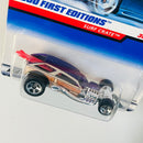 2000 Hot Wheels First Editions Surf Crate marrón 5SP base ZAMAC Primera Edición