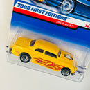 2000 Hot Wheels First Editions Shoe Box 1949 Ford Custom Club Coupe amarillo LW Primera Edición