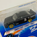 1997 Hot Wheels ERROR de FÁBRICA First Editions Mercedes C Class negro LW Primera Edición - Mirando hacia Abajo