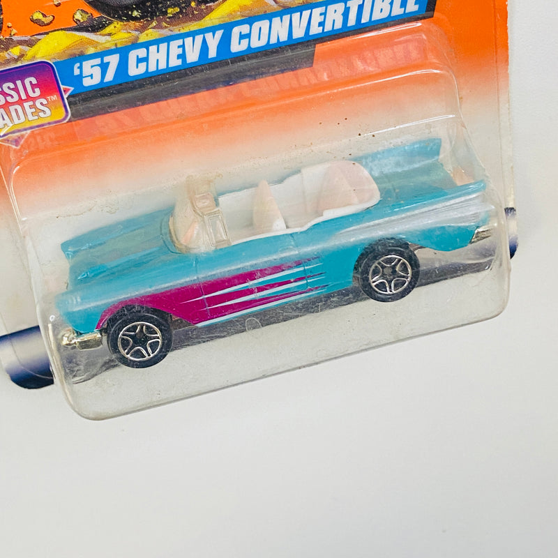 1998 Matchbox Classic Decades 57 Chevy Convertible 36 turquesa