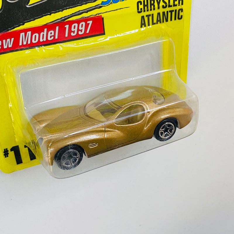 1996 Matchbox Super Fast Chrysler Atlantic 11 dorado Primera Edición