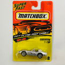 1996 Matchbox Super Fast Corvette T-Top 58 plata