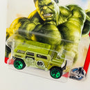 2015 Hot Wheels Walmart Exclusive Marvel Avengers Age of Ultron Hulk Rockster verde metálico 5SP
