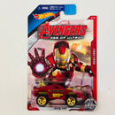 2015 Hot Wheels Walmart Exclusive Marvel Avengers Age of Ultron Iron Man Sting Rod rojo 5SP