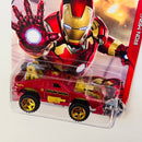 2015 Hot Wheels Walmart Exclusive Marvel Avengers Age of Ultron Iron Man Sting Rod rojo 5SP