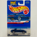 2000 Hot Wheels First Editions Max Steel MX48 Turbo azul metálico PR5 Primera Edición
