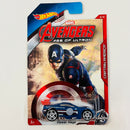 2015 Hot Wheels Walmart Exclusive Marvel Avengers Age of Ultron Captain America Power Rage azul PR5