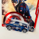 2015 Hot Wheels Walmart Exclusive Marvel Avengers Age of Ultron Captain America Power Rage azul PR5