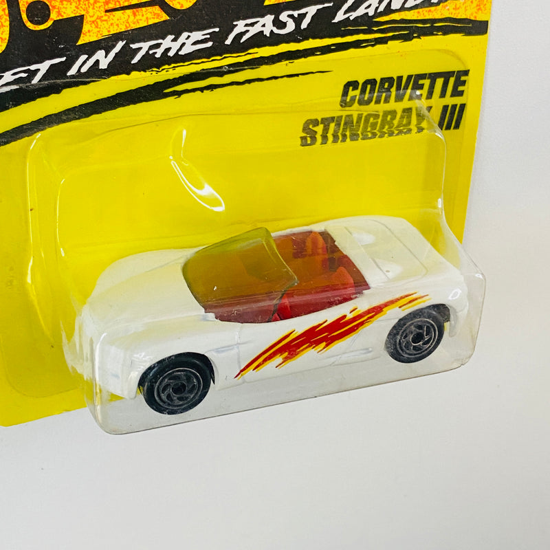 1997 Matchbox Super Fast Corvette Stingray III 38 blanco