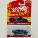 2006 Hot Wheels Classics Series 2 Shelby Cobra 427 S/C azul spectraflame Goodyear 7SP