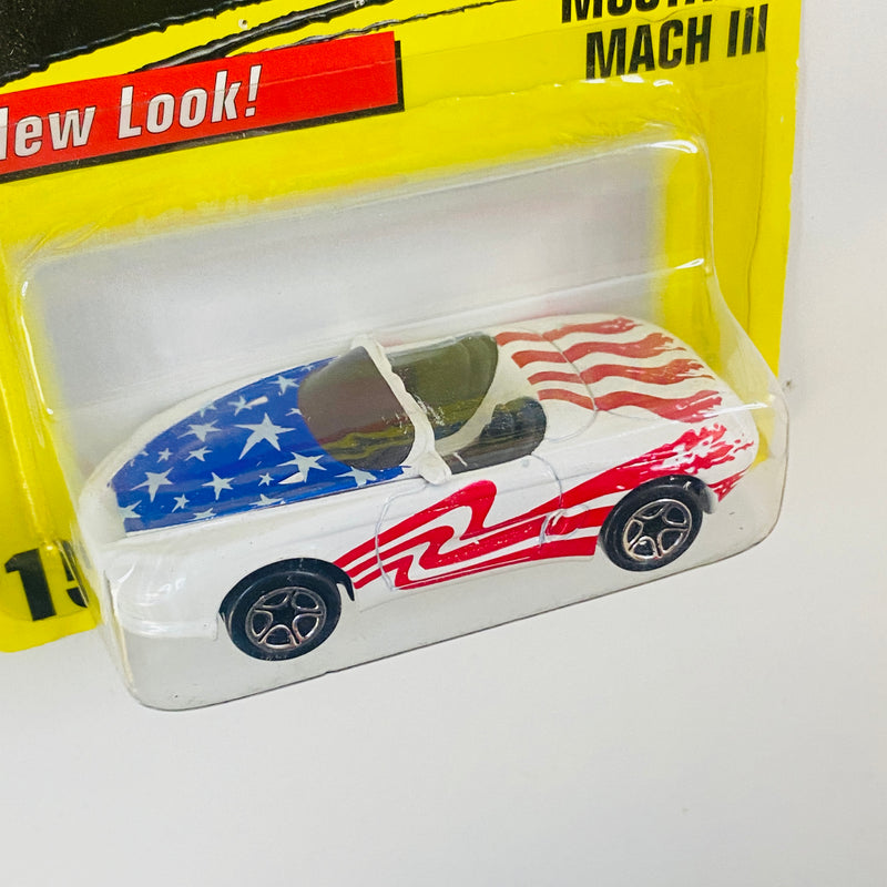 1997 Matchbox Super Fast Ford Mustang Mach III 15 blanco