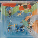 2024 American Diorama MiJo Exclusives 1:64 Limited Edition 1/3,600 Weekend Warriors Figuras Diorama de Deportistas